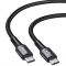 Kabel Baseus Halo USB-C QC 3.0 3A czarny 2m