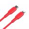 Kabel USB-C do Lightning Baseus Colourful 18W, 1.2m czerwony