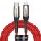 Kabel USB-C do Lightning Baseus Horizontal PD 2,4A 2m czerwony