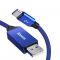 Kabel USB-C Baseus Artistic QC 3.0 5m niebieski