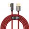 Kabel USB do Lightning kątowy Baseus Legend Series 2.4A 2m czerwony