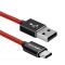 Kabel USB-C BlitzWolf BW-TC1 1m czerwony