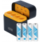 Ładowarka 4-kanałowa Newell do akumulatorów Li-ion + 4 akumulatory Li-ion AA 2200mAh