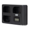 Ładowarka trójkanałowa Newell TT-USB-C do akumulatorów LP-E6 do Canon Zdjęcia i pliki