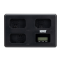 Ładowarka trójkanałowa Newell TT-USB-C do akumulatorów NP-FW50 do Sony