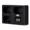 Ładowarka trójkanałowa Newell TT-USB-C do akumulatorów NP-FZ100 do Sony