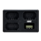 Ładowarka trójkanałowa Newell TT-USB-C do akumulatorów NP-FZ100 do Sony