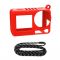 Silikonowe etui Sunnylife do DJI Action 5 Pro (czerwone)