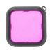 Filtr do nurkowania Sunnylife do DJI Osmo Action 3/4 magenta