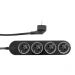 Inteligentna listwa zasilająca Shelly Power Strip 4 Gen4 Zigbee/Matter czarny