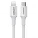 Kabel Lightning do USB-C Ugreen US171 3A 1,5m biały, Złącze: USB typ C - Apple Lightning, Długość kabla: 1,5 m