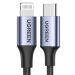 Kabel Lightning do USB-C Ugreen PD 3A US304 1,5m, Złącze: USB typ C - Apple Lightning, Długość kabla: 1,5 m