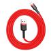 Kabel Lightning USB Baseus Cafule 2A 3m czerwony, Złącze: USB - Apple Lightning, Długość kabla: 3 m
