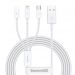 Kabel USB 3w1 Baseus Superior Series 3.5A 1.2m biały, Złącze: USB - inne złącze, Długość kabla: 1,2 m