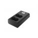 Ładowarka dwukanałowa Newell DL-USB-C do akumulatorów NP-W235
