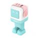 Ładowarka sieciowa Ugreen Nexode RG Robot GaN 2xUSB-C+USB 65W różowo-niebieska