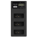 Ładowarka trzykanałowa Newell CD-USB-C do akumulatorów LP-E17 do Canon