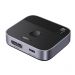 Switch Ugreen AW701 2w1 DisplayPort + USB-C